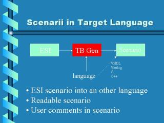Scenarii in Target Languages